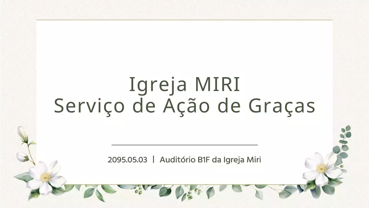 Guia de Culto da Igreja Botânica Verde Simples