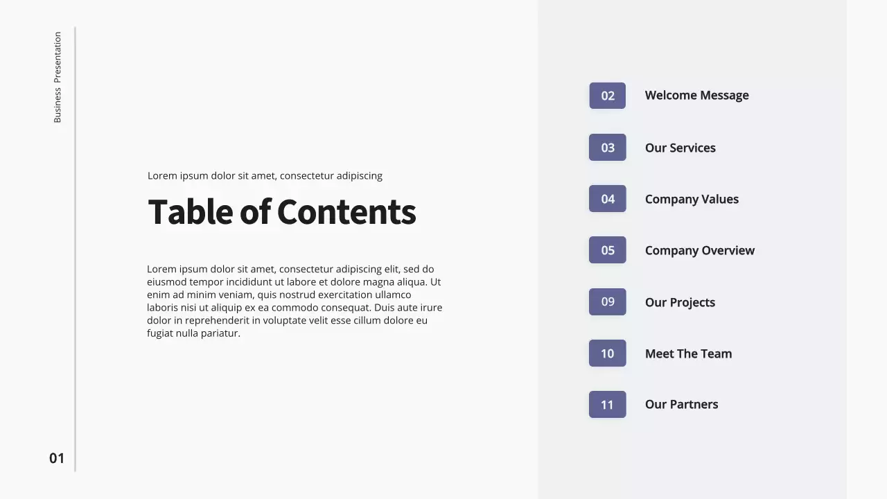 Blue Modern Business Presentation