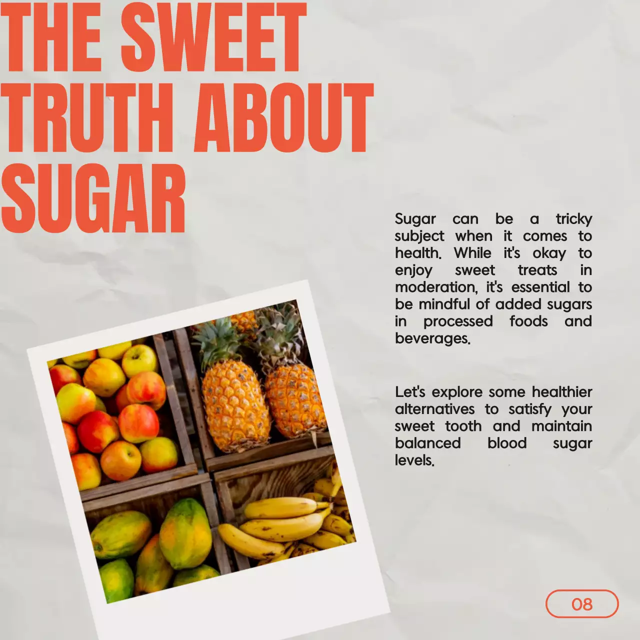 Orange Modern Health Guide Social Media Post