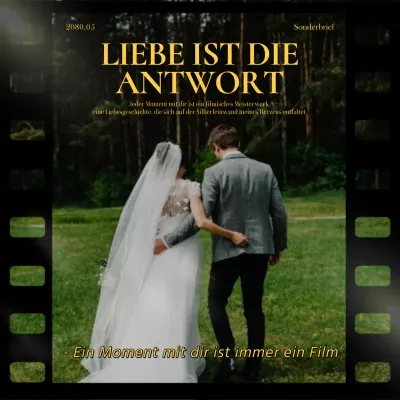 Vintage Sentiment Post in Schwarz und Gelb