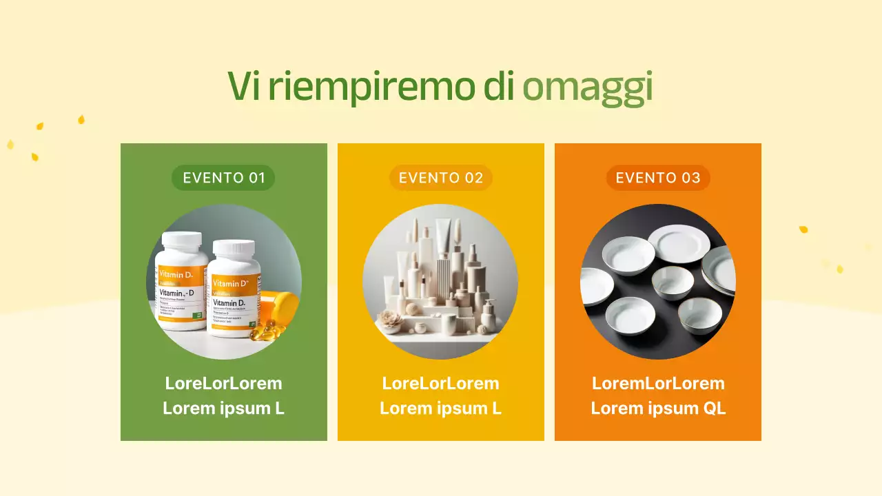 Promozione di un regalo per il Mese della Casa giallo e chartreuse