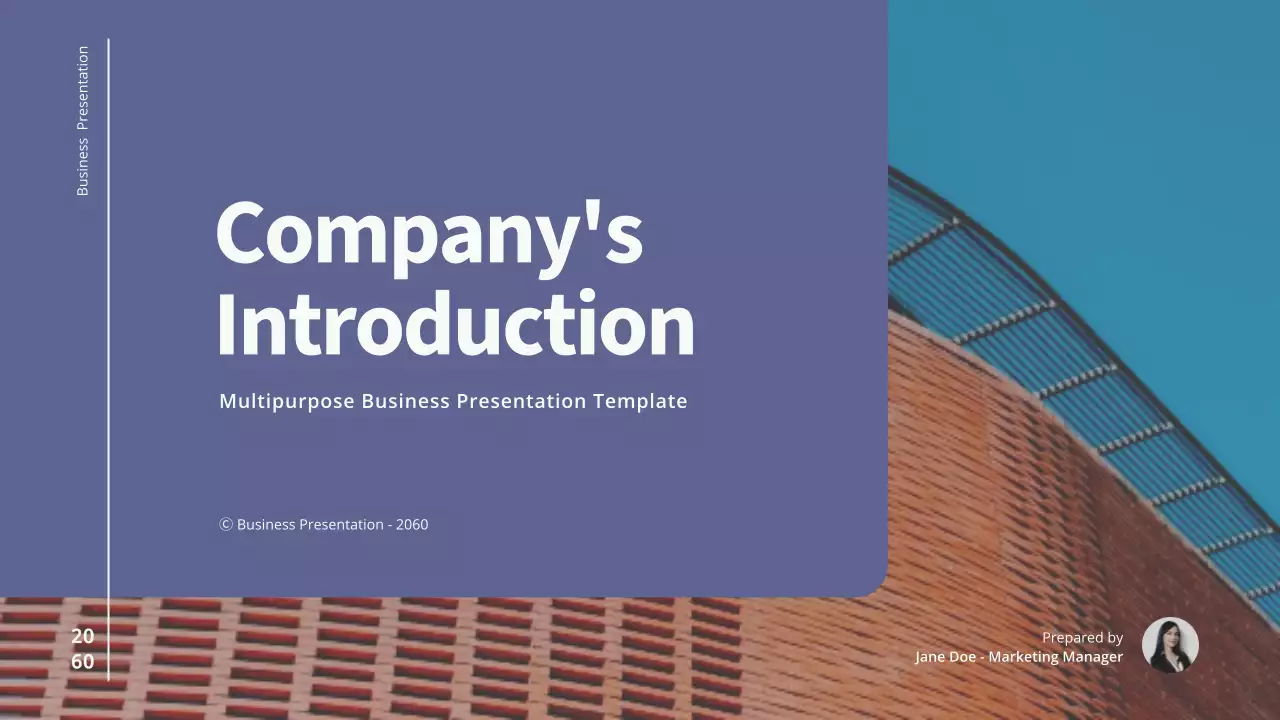 Blue Modern Business Presentation