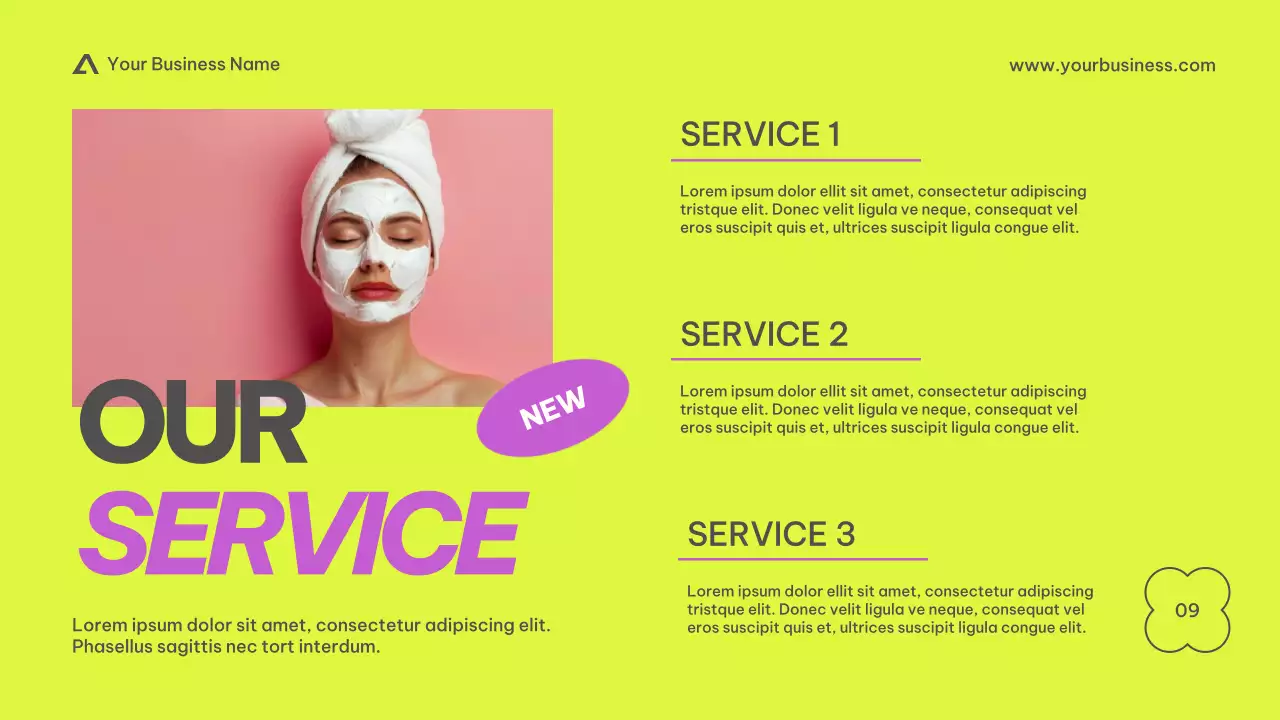 Purple Trendy Business Profile Promotion Presentation