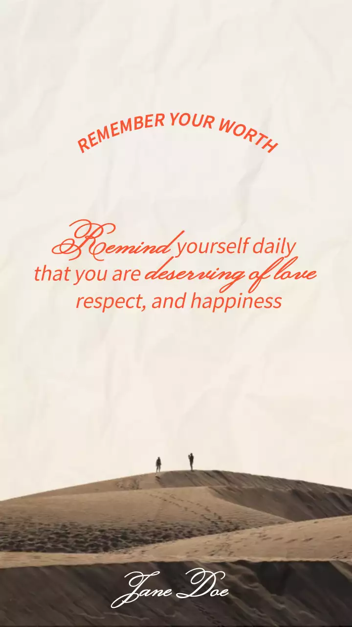 Beige Minimal Motivational Announcement Instagram Post