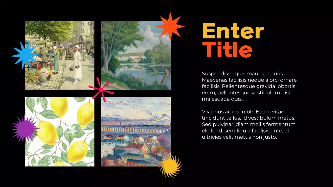 Colorful Trendy Portfolio Presentation