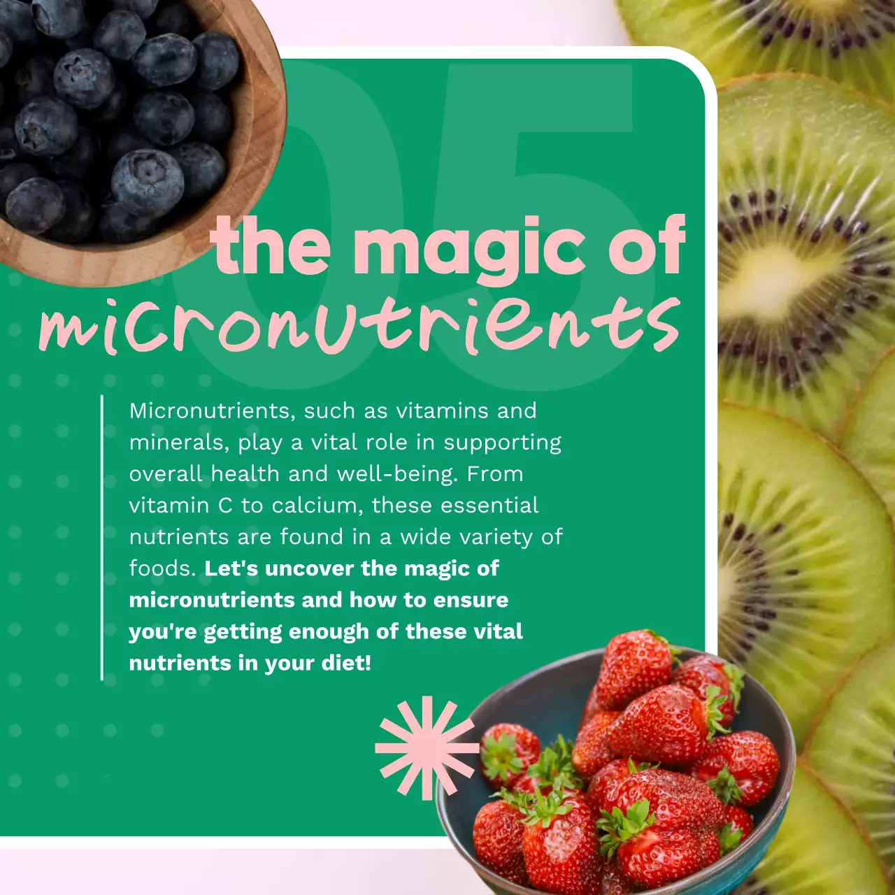 Green Modern Health Promotion Social Media Post