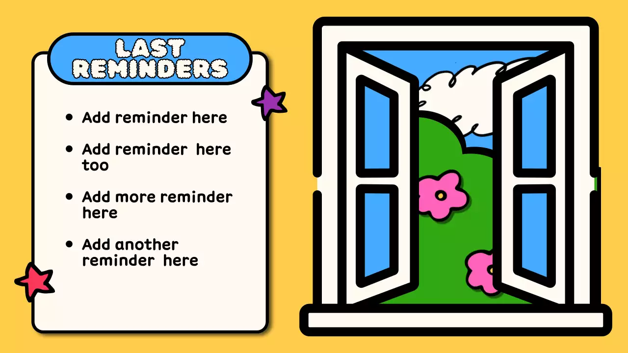 Colorful Playful Class Agenda Presentation