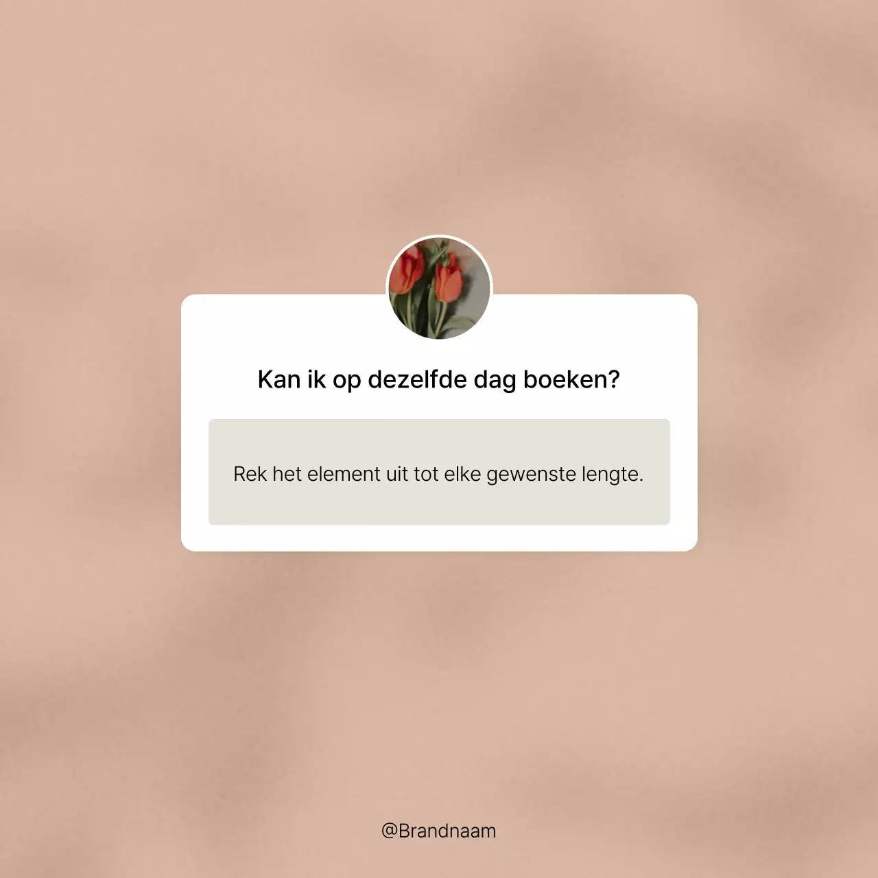 Social media marketing reviews en vragen en antwoorden in roze en ivoor promoten