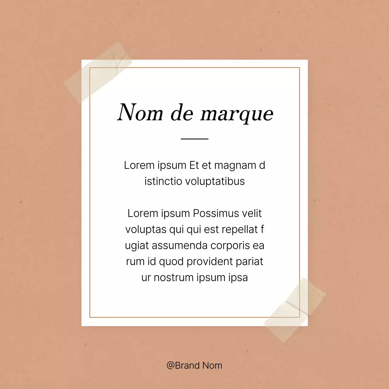 Promouvoir un flux de médias sociaux tendance en rose et ivoire