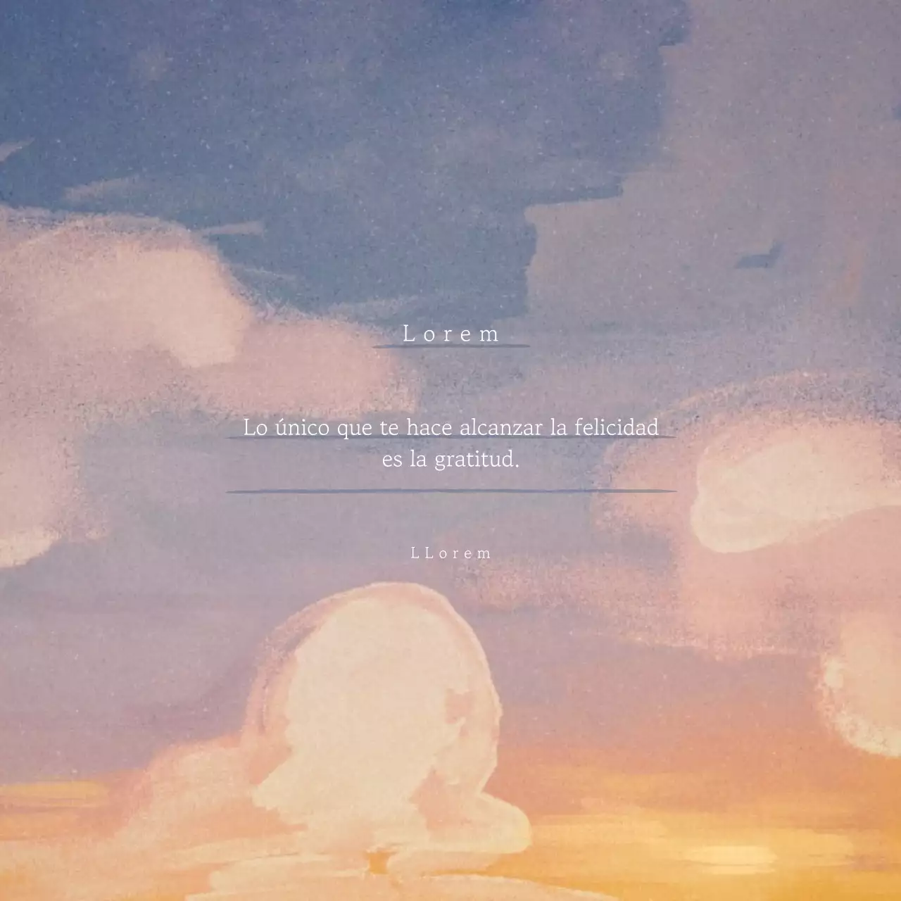 Un sencillo post de sentimientos naranjas