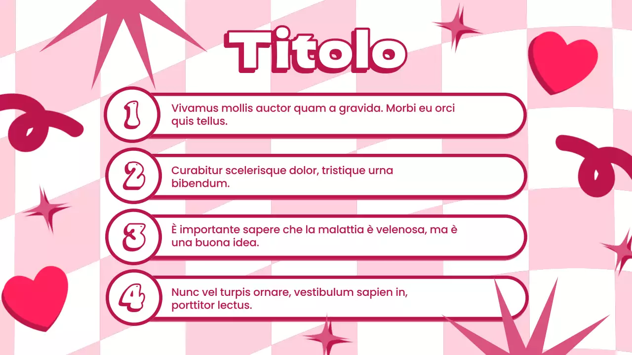 Materiale da conferenza Trendy Coquette rosa