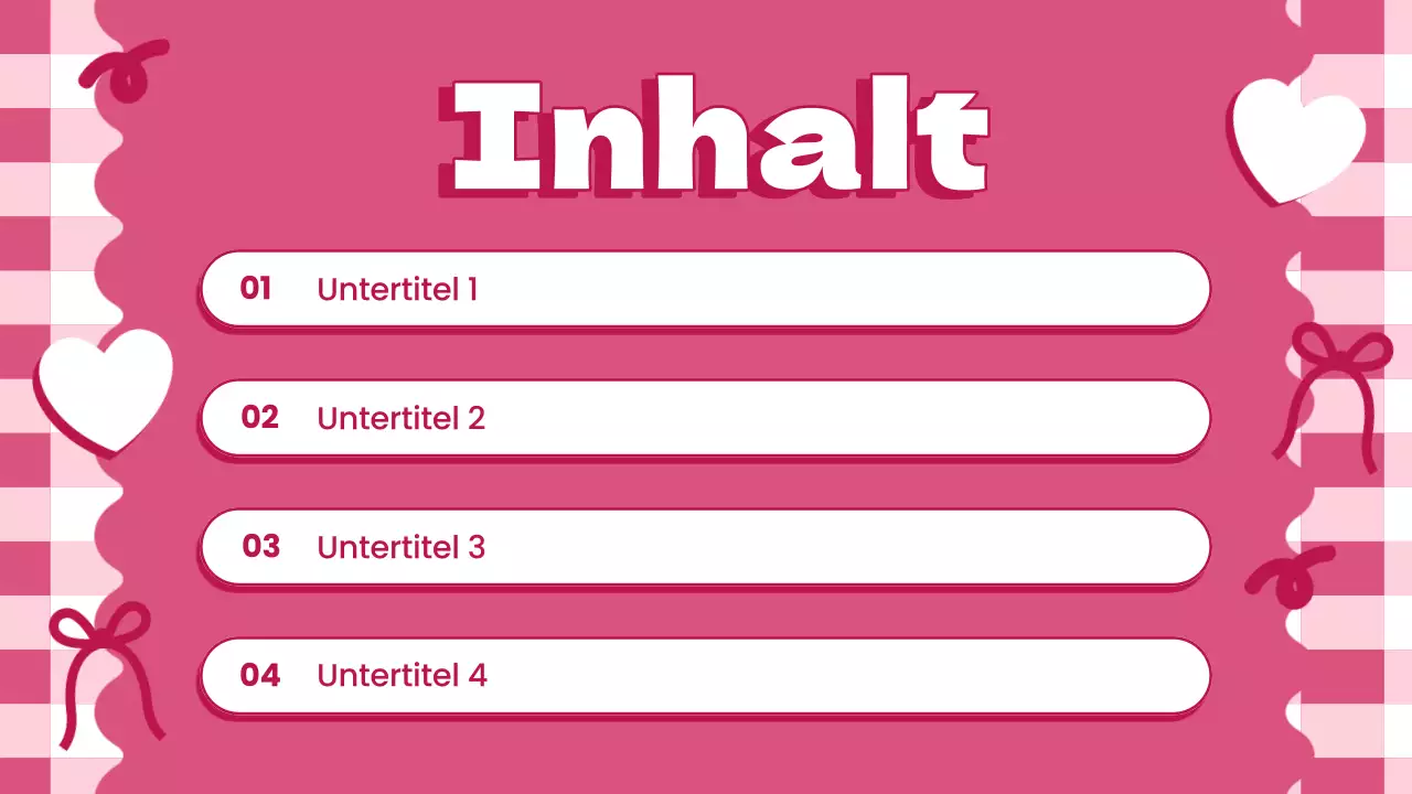 Pink Trendy Coquette Lecture Material