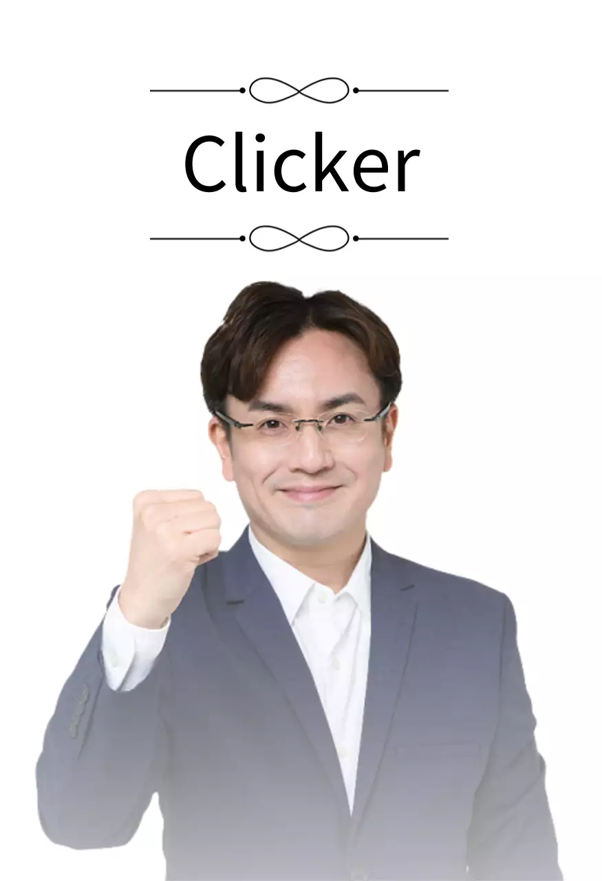 Plakat pesanan yang tampak berkelas dengan hiasan dan foto dengan latar belakang gradien