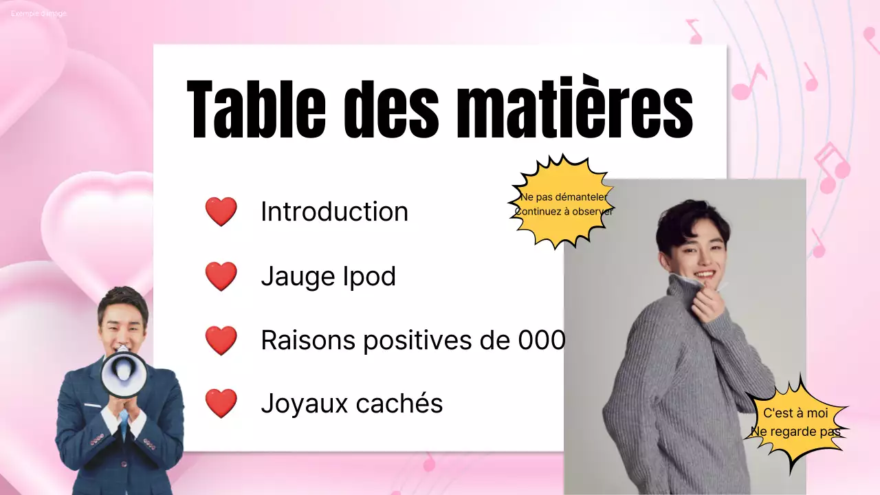 Rose et rouge, présentation de doujinshi de célébrités otaku maladives