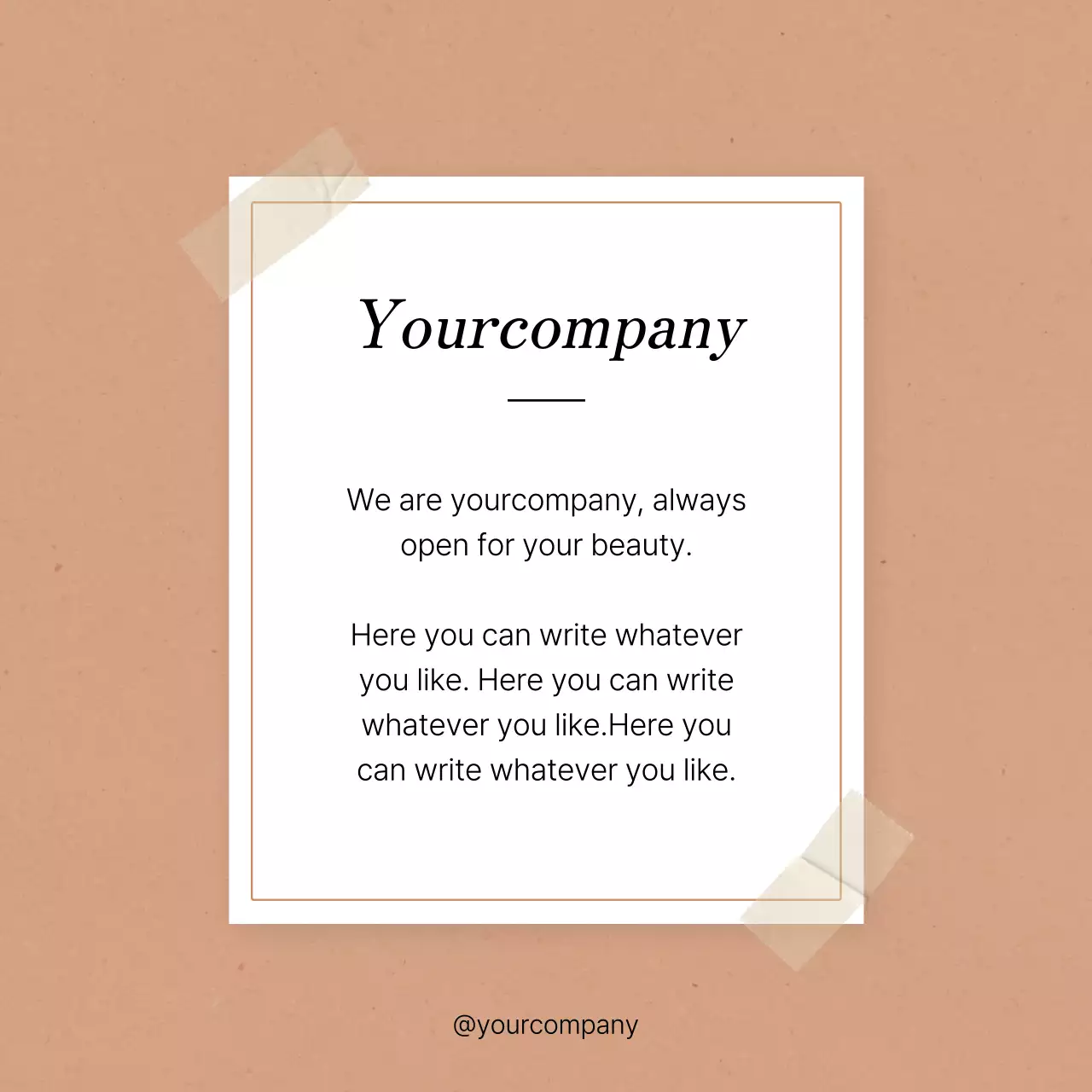 Promote trendy social media marketing feeds in pink and ivory