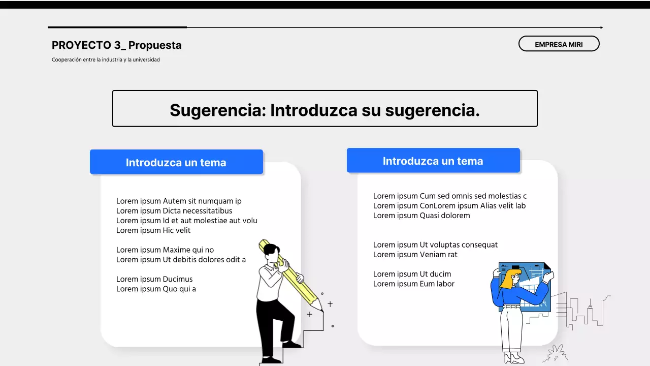Una sencilla propuesta de colaboración entre la universidad y la industria