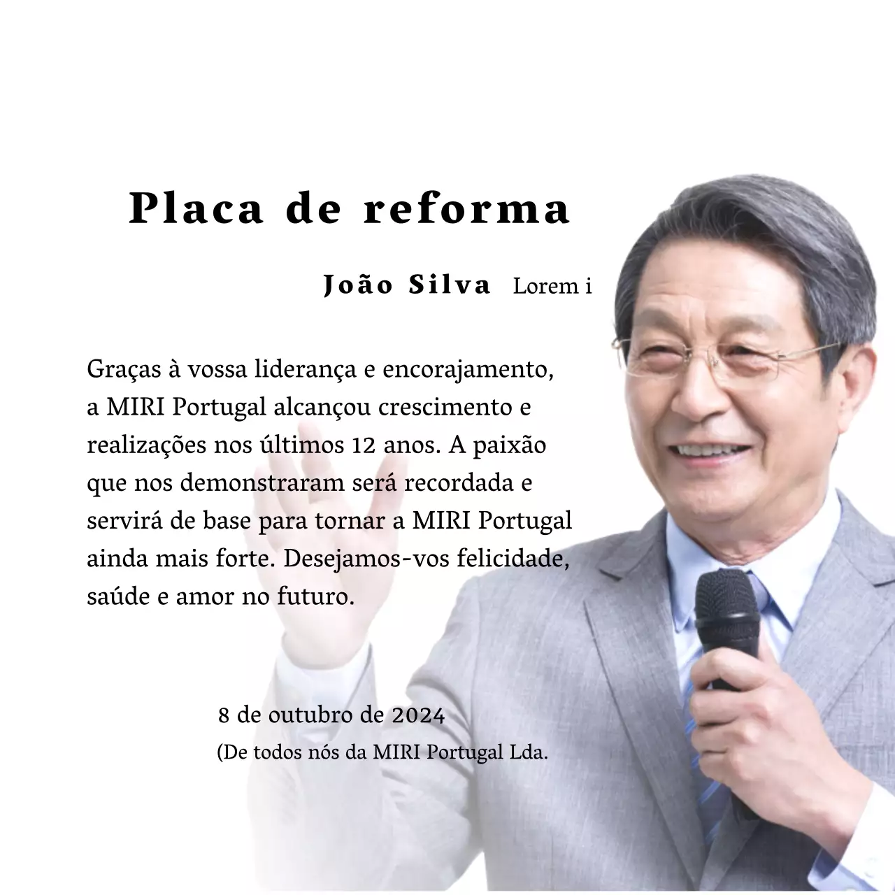 Conceba uma festa de reforma com contornos decorativos e fotografias para um ambiente organizado
