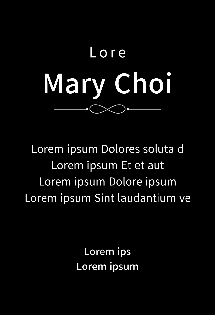 Plakat pesanan yang tampak berkelas dengan hiasan dan foto dengan latar belakang gradien