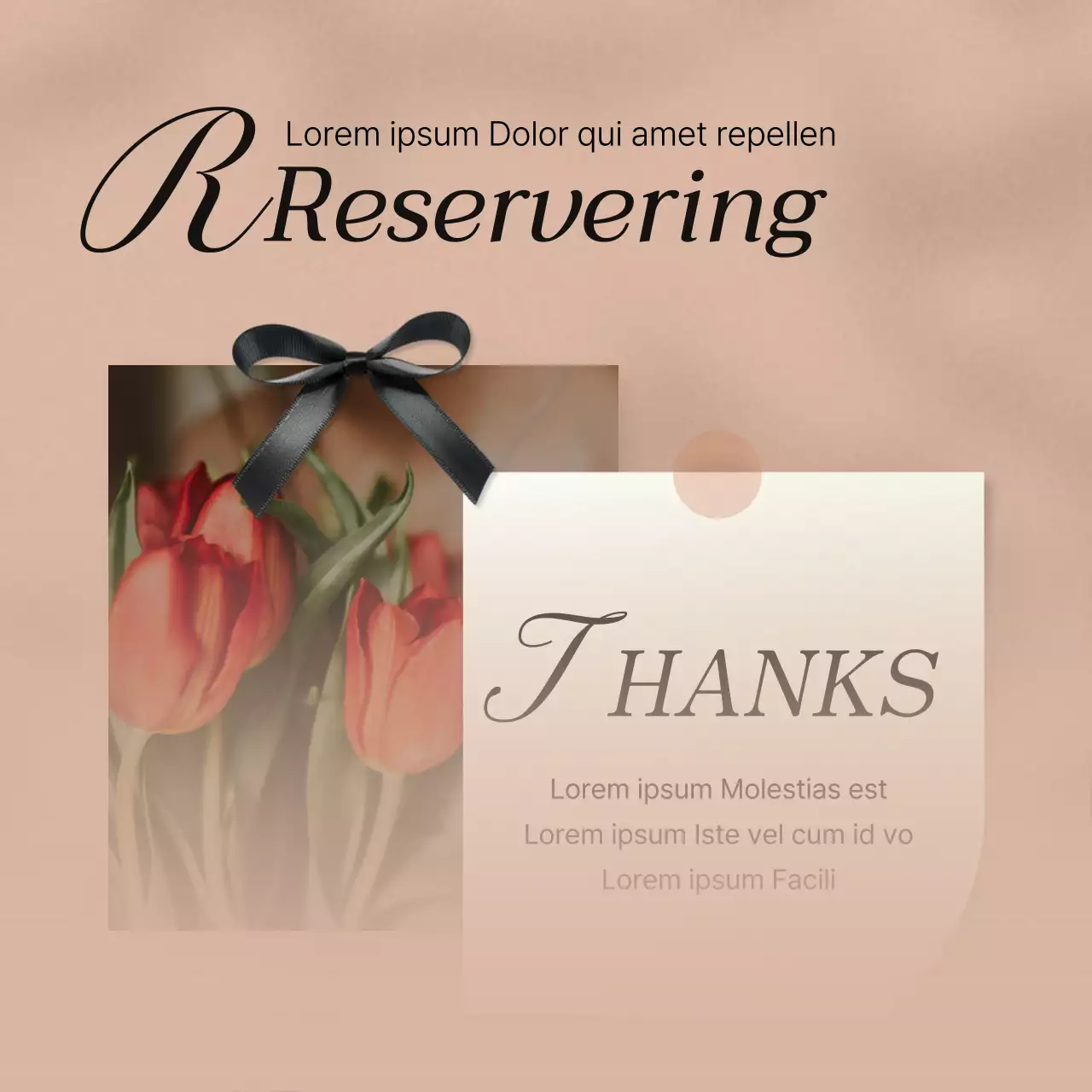 Aankondiging van een trendy social media marketing boeking in roze en ivoor