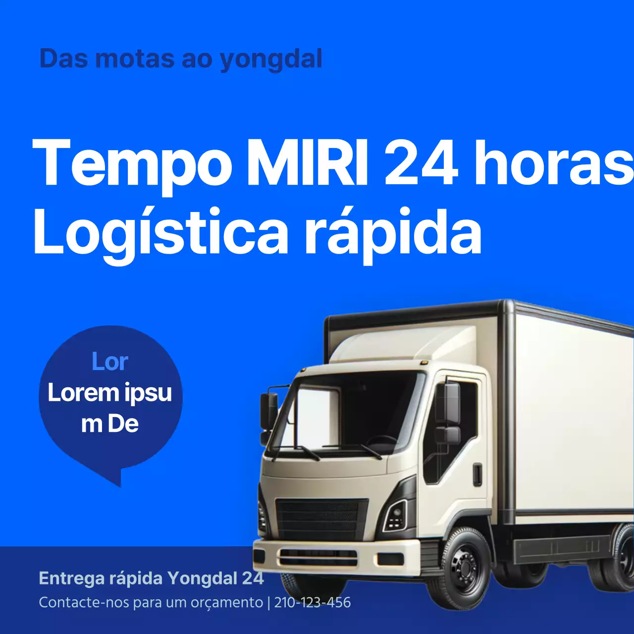 Promover os serviços do dragão azul e azul-marinho