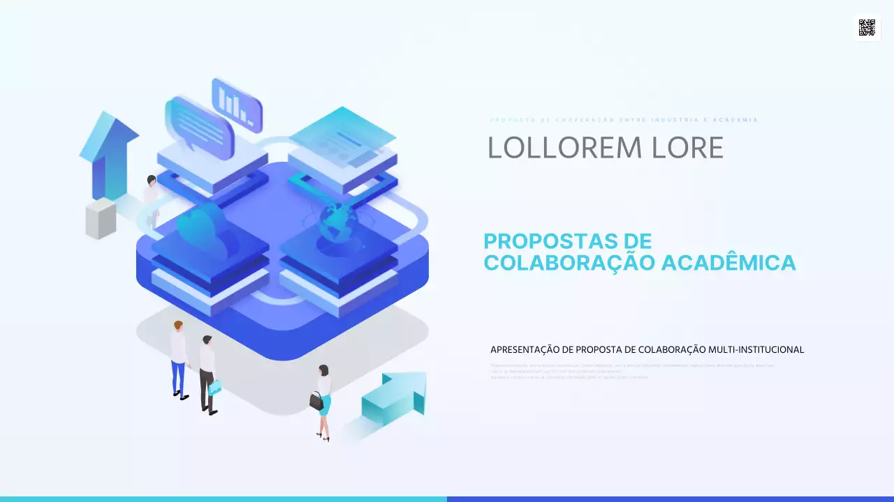 Proposta de colaboração na moda em azul e azul claro