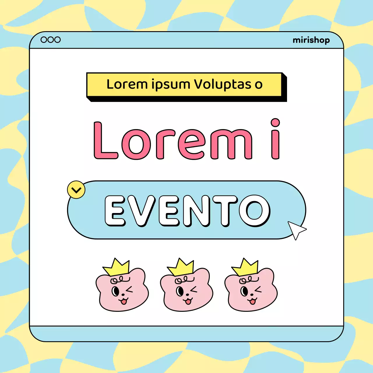 Promuovete un evento kitsch per la Giornata dei bambini in rosa e giallo acceso.