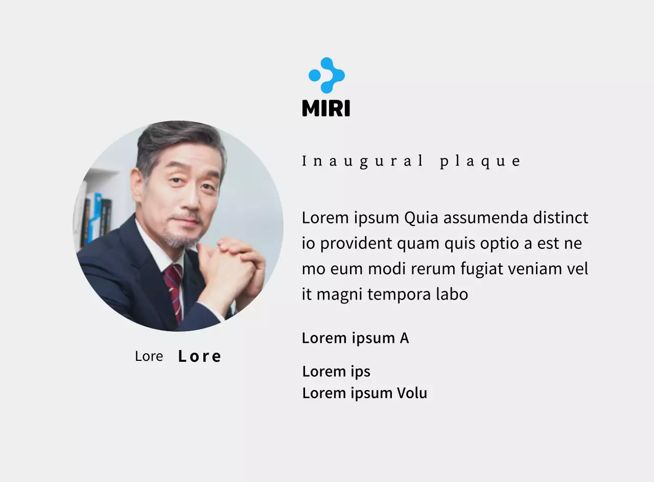 Plakat peresmian yang tampak bersih dengan logo perusahaan Anda