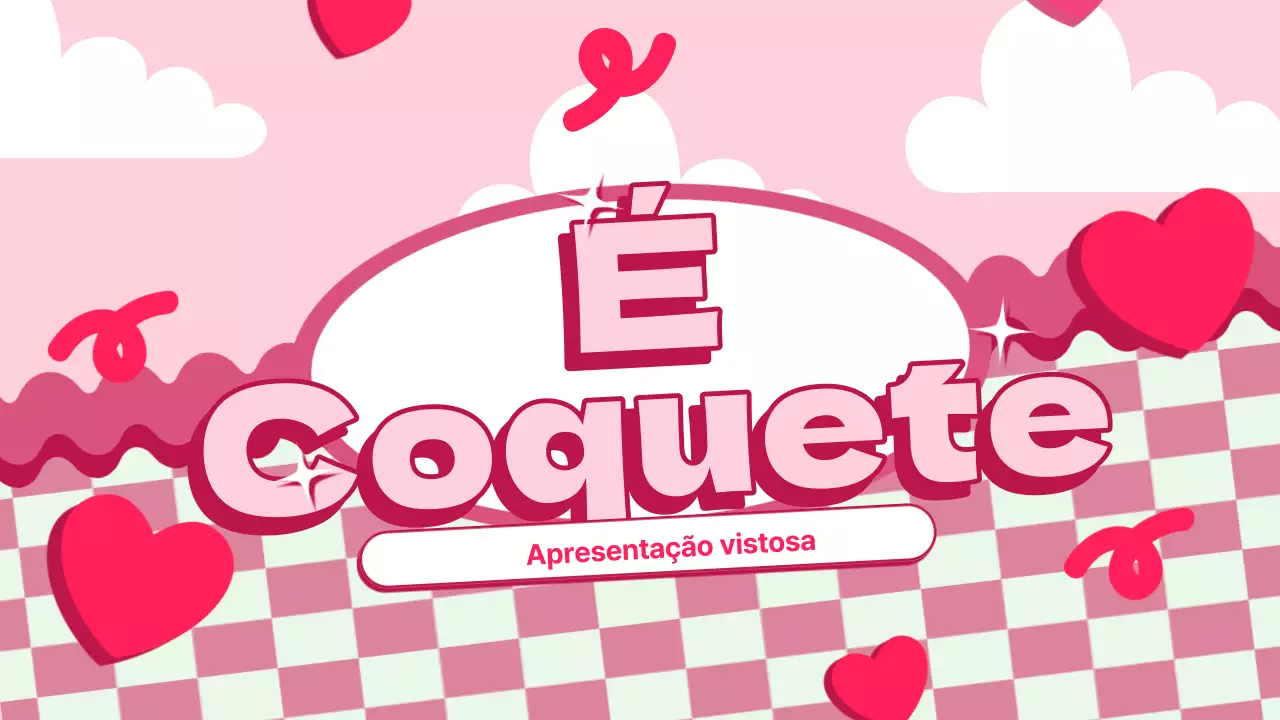 Material de leitura Pink Trendy Coquette