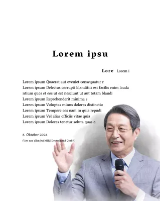 Gestalten Sie eine Ruhestandsfeier mit dekorativen Bordüren und Fotos für ein organisiertes Ambiente