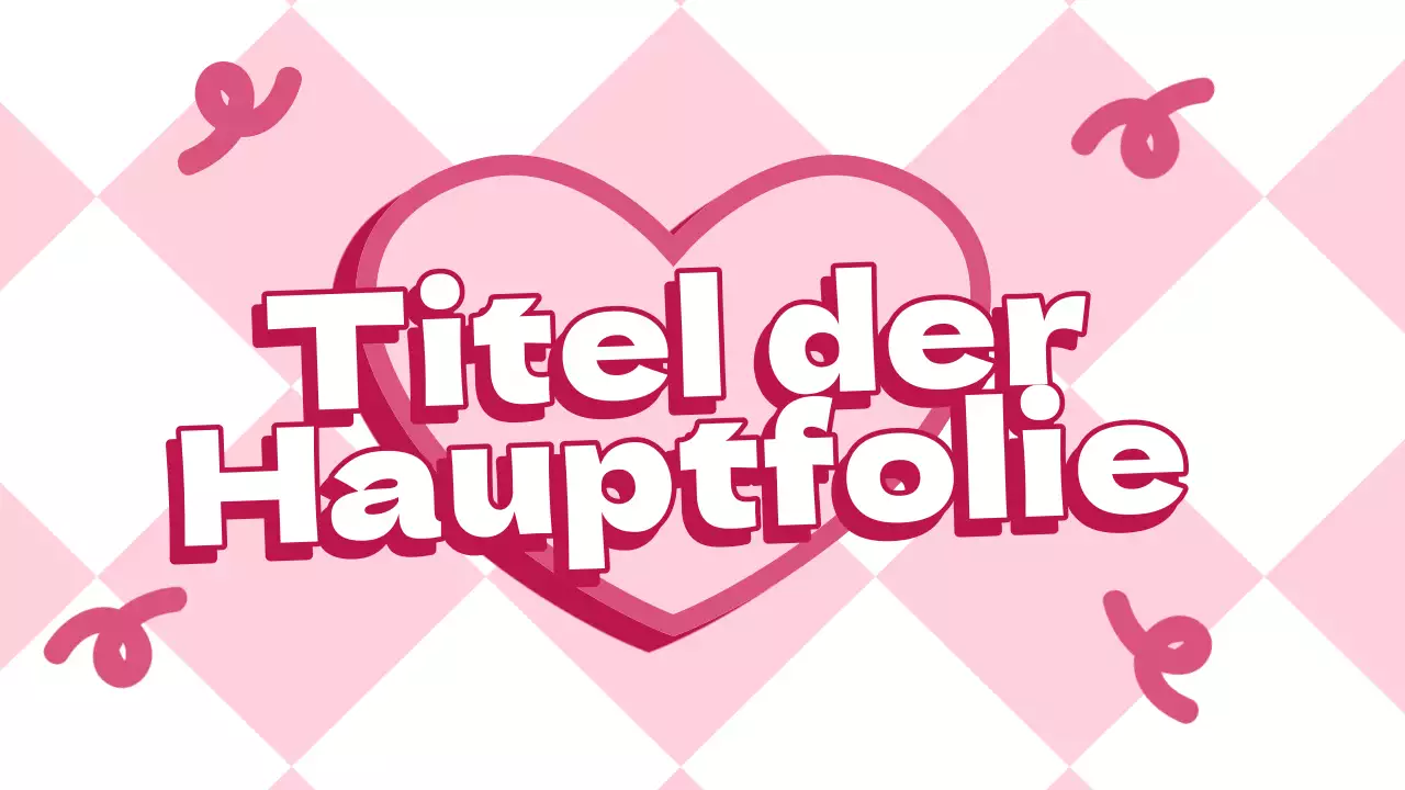 Pink Trendy Coquette Lecture Material