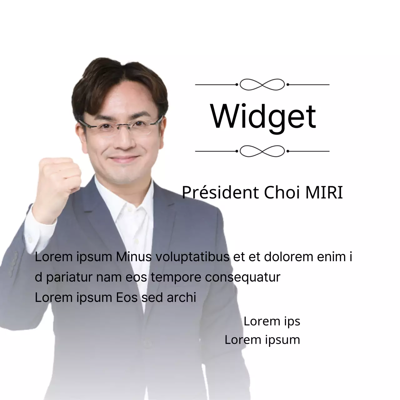 Une plaque commandée d'aspect élégant avec des embellissements et une photo sur fond dégradé