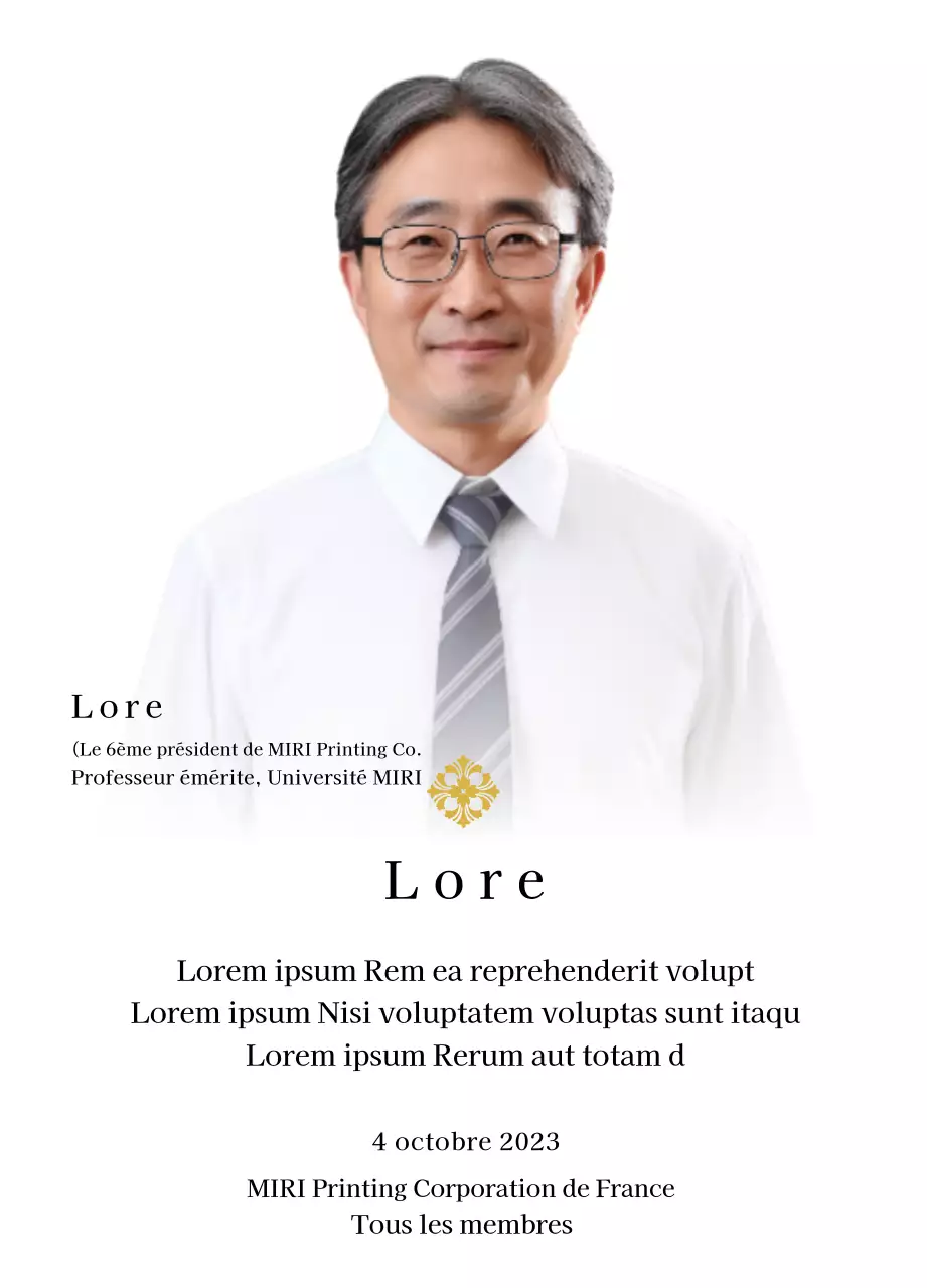 Plaque commémorative avec illustrations et photos de luxe