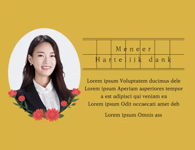 Een sentimenteel bedankje voor lerarendag met manuscriptpapier en anjers