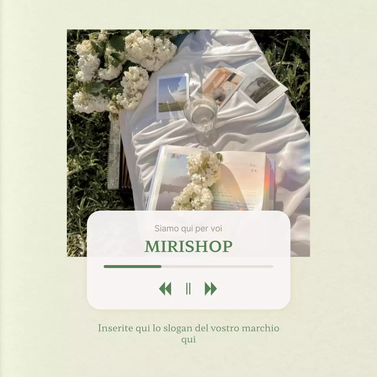 Promuovere un feed di social media marketing moderno e verde