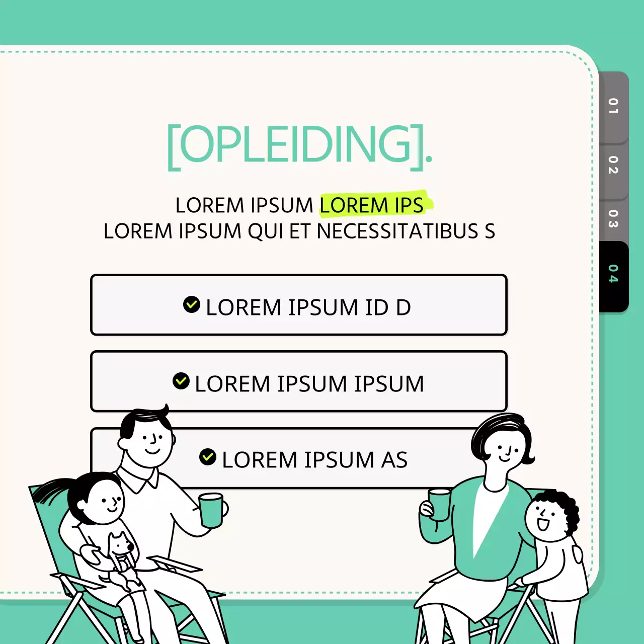 Promoot de Parent Feature van de Maand van het Ouderschap in de Munt en Zwart