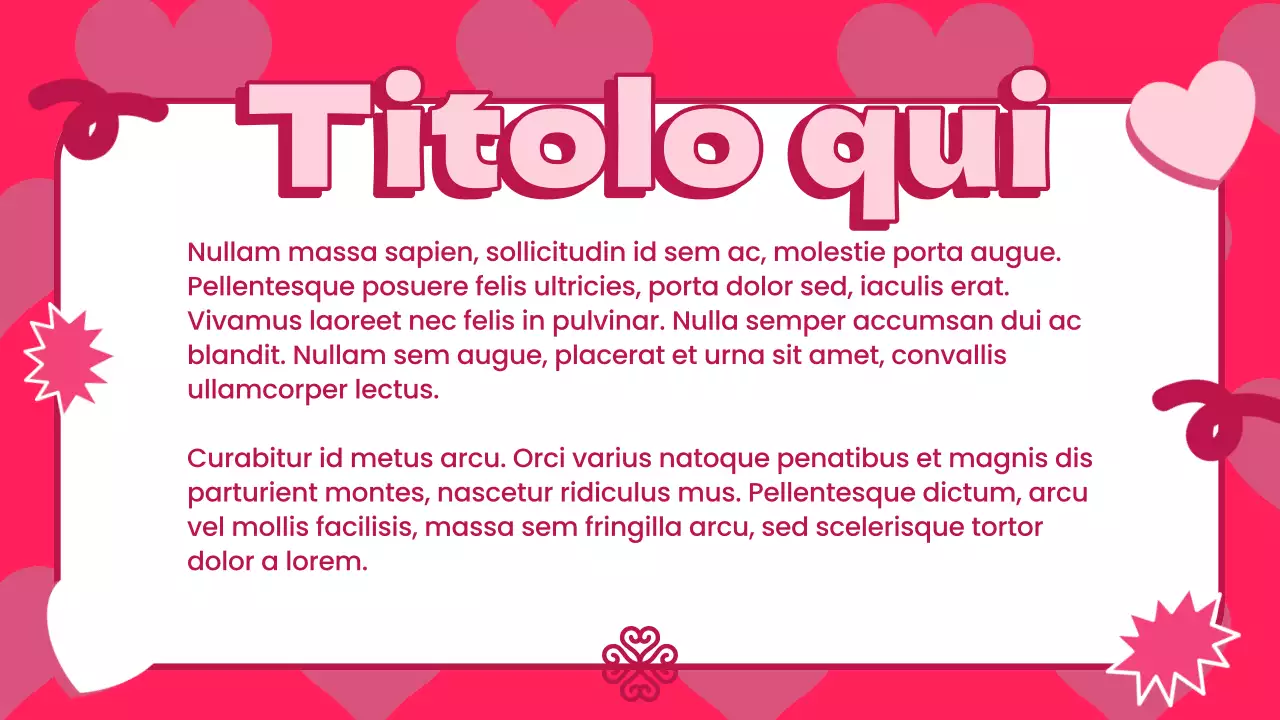 Materiale da conferenza Trendy Coquette rosa