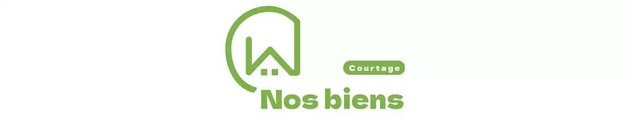 Logo de l'agence immobilière verte et conviviale