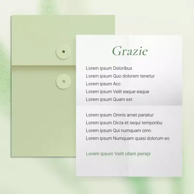 Annunci verdi e moderni di social media marketing