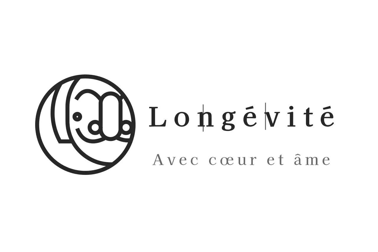 Logo d'un café avec une tasse de café et des grains de café illustrés de façon vintage et mignonne