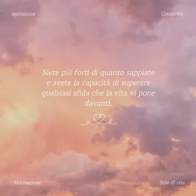 Lilla e bianco Ispirazione naturale Citazione Promozione blog Salute mentale