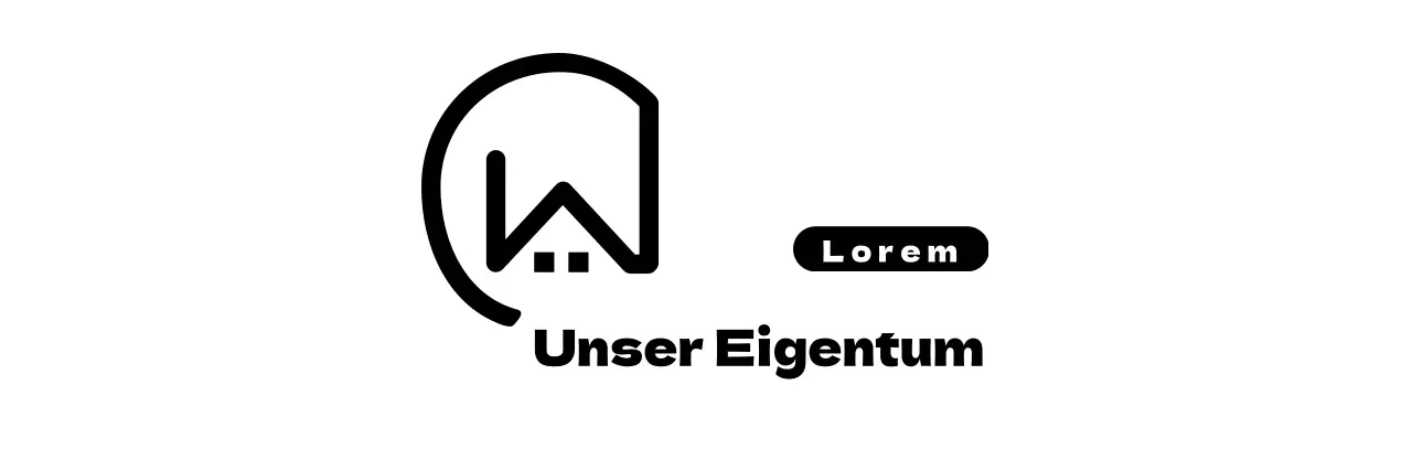 Grünes, freundliches Agentur-Immobilien-Logo