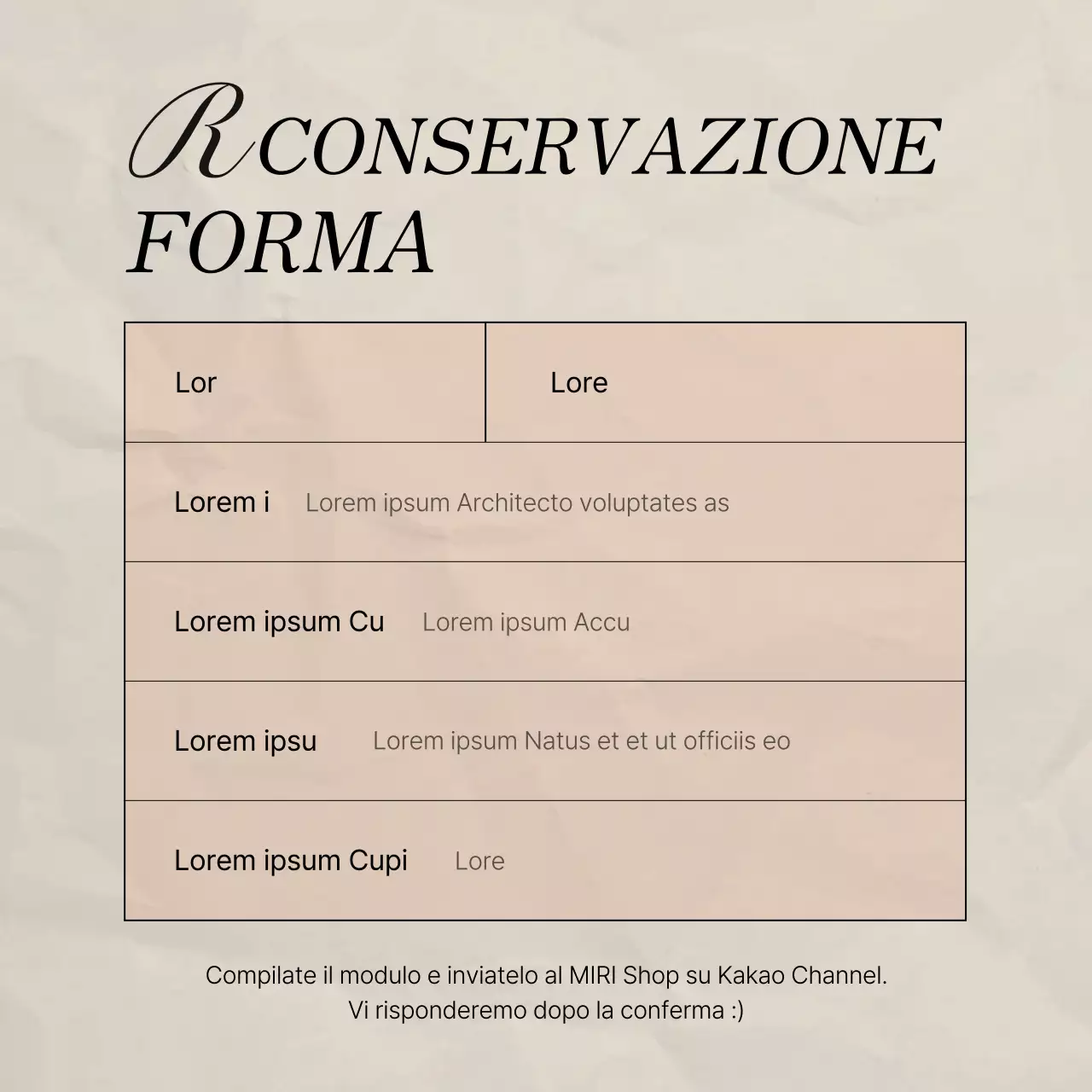 Promuovere un feed di social media marketing di tendenza in rosa e avorio