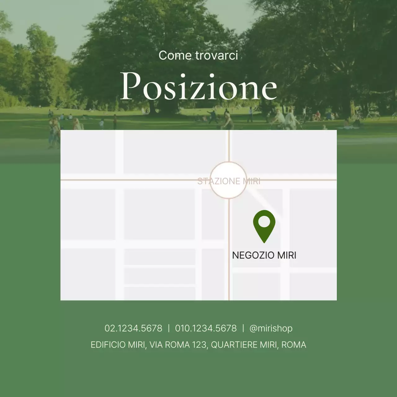 Promuovere un feed di social media marketing moderno e verde