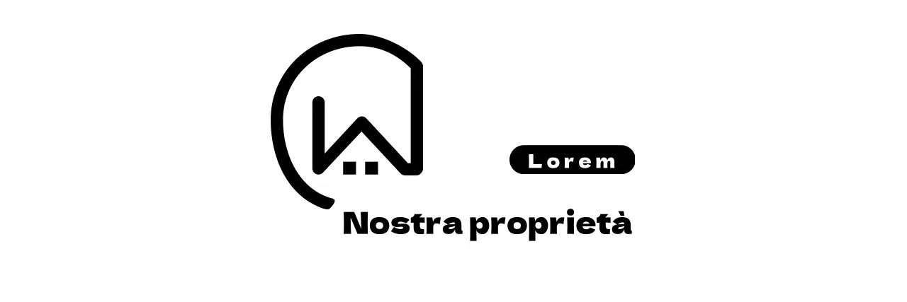 Logo immobiliare di agenzia verde e amichevole