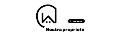 Logo immobiliare di agenzia verde e amichevole