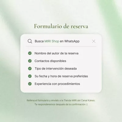 Promueva un moderno y ecológico formulario de reserva de marketing en redes sociales