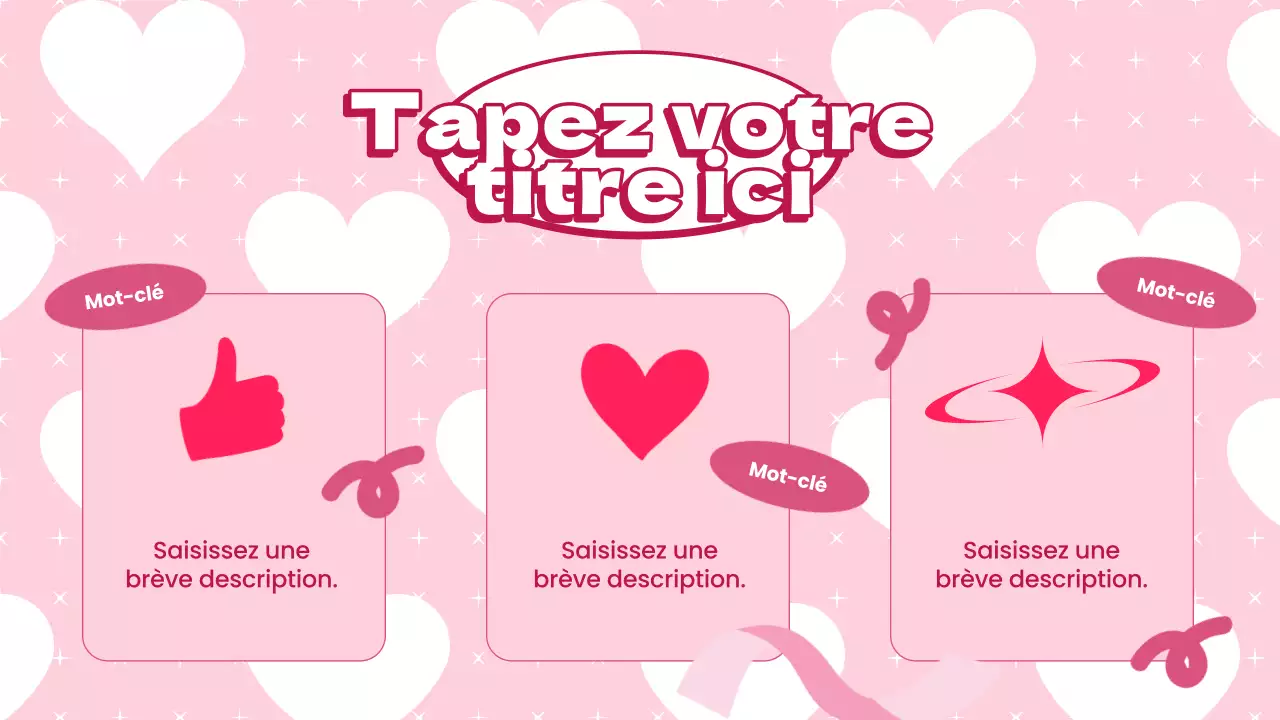 Pink Trendy Coquette Lecture Material