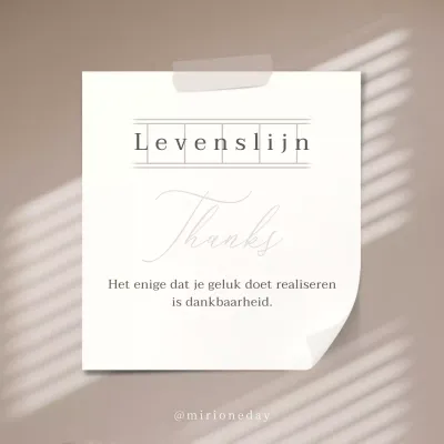 Eenvoudige sentimentele citaten in ivoor en bruine post