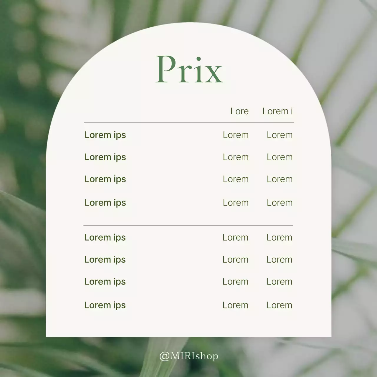 Annonces de prix modernes pour le marketing des médias sociaux en vert