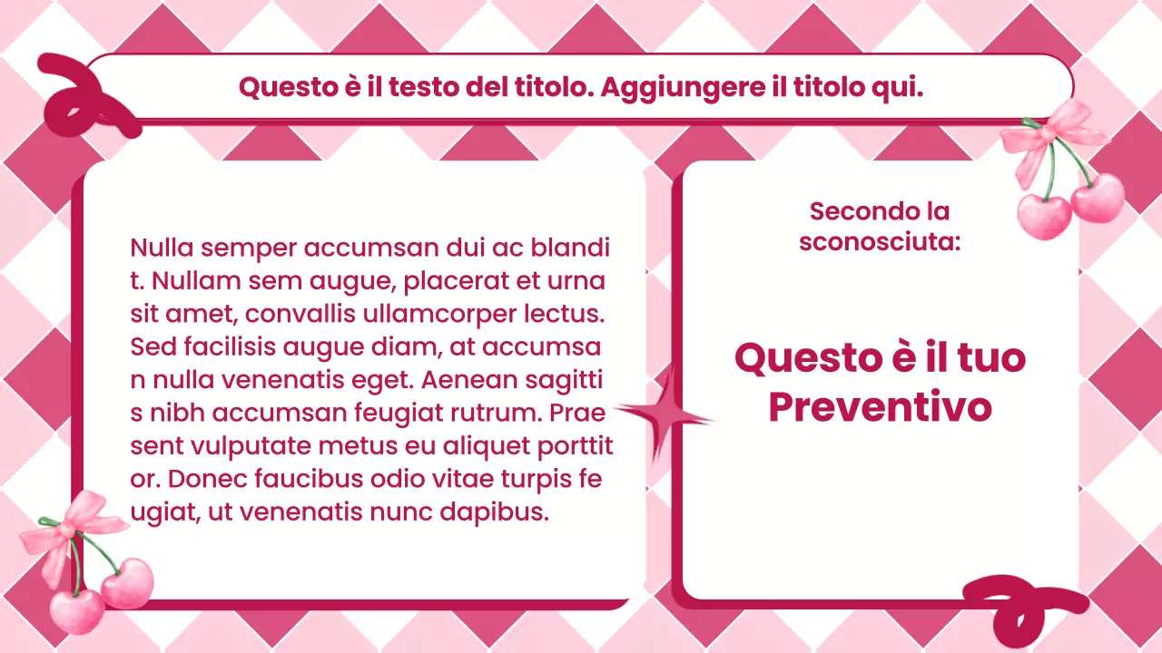 Materiale da conferenza Trendy Coquette rosa